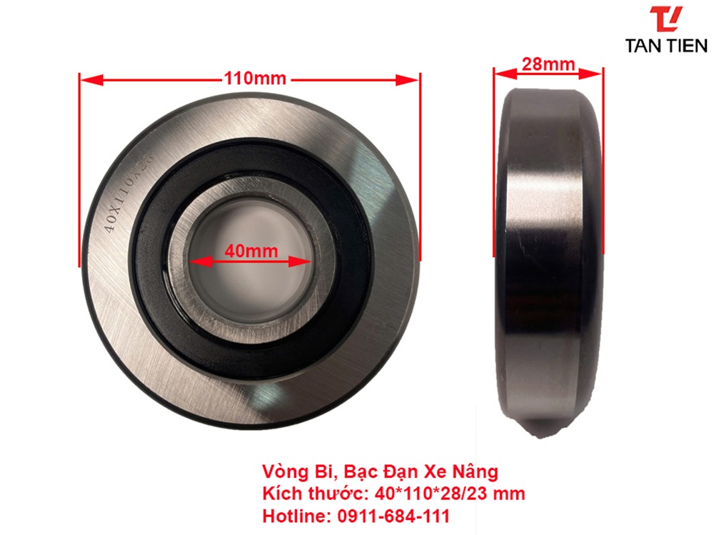 Vòng Bi Xe Nâng 40x110x28